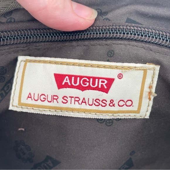 Augur Strauss & Co. Canvas Belly/ Waist Motorbike Bag Color: Brown - Picture 5 of 6
